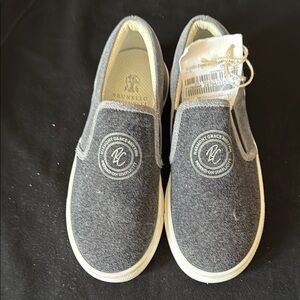Kids Gray Slip-On Shoes